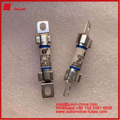 EV Energy 10*38mm Tubular Fuse EV315-M 3E 15A 500VDC dla pojazdów elektrycznych Instalacja śruby spełnia normy JASO D622
