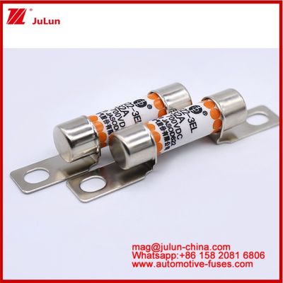 EV322 3EL 32A DC700V Tubularny bezpiecznik ceramiczny Kompaktowy rozmiar Wysoki prąd nominalny Ochrona przed zwarciem
Wysoka zdolność przełomowa przy 100Vdc/125Vdc