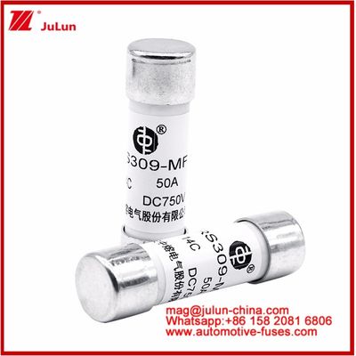 Autobusy Bolt Stud-mount Caremic Round Tube FUSE RS309-MF 50A DC750V DC dla EV / HEV