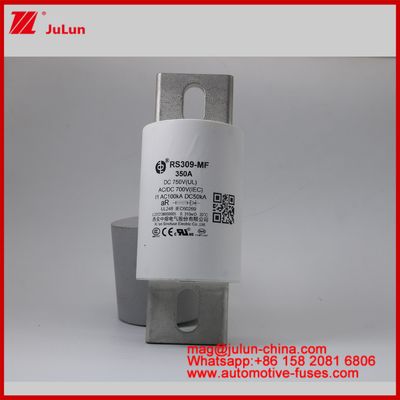 RS309-MF 350A Samochodowy Bolt Stud-mount Ceramic Tubular FUSE DC700AV DC Specjalnie zaprojektowany do ochrony EV / HEV