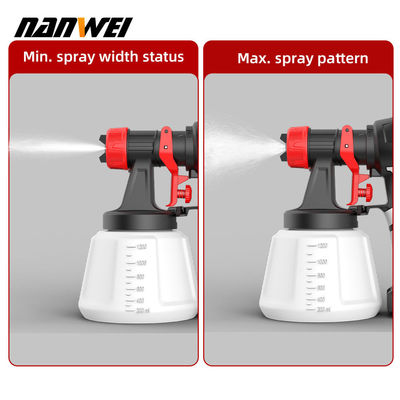 Popularny wysokopryskowy spray powietrzny 700ml pistolet do farby ciśnieniowej bezprzewodowy przenośny elektryczny 1,5 mm 1,0 mm Diy Grade Bateria napędzana odnawianie odbudowa dom ogród
