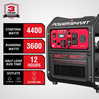 Home InvertorB Portable Usa In Stock Powersmart 4400w Outdoor power mobilny Generator gazowy otwarty dla kempingowego domu InvertorB Portable
