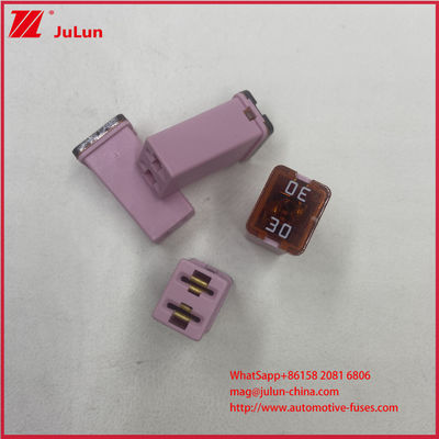 PC pokrywa 30A PA66SBFC-JT wkład zabezpieczający Pacific Low-Aperage Plug-In Type Fuse J Case Slow Blow Auto Fuse DC32V Car Marine RV Automotive Circuit Breakers