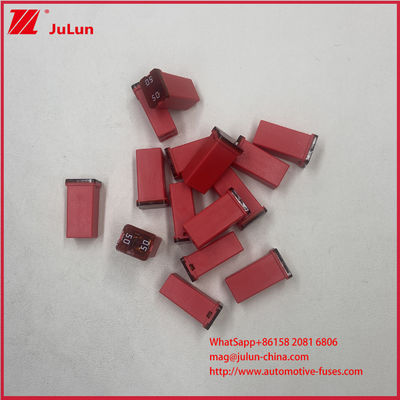 Niski profil Średni powolny wstrzyknięcie J Case Automotive blade Fuses Nominated Current 20A 25A 30A 40A 50A 60A Pojazdy Kompatibilność 0895050.U AUTO 50A 58VDC