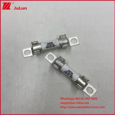 Bezpiecznik do pojazdów elektrycznych ASTM HV150 30A 10A DC500V 20KA ceramiczny, cylindryczny, montaż śrubowy, o dużej zdolności przerywania