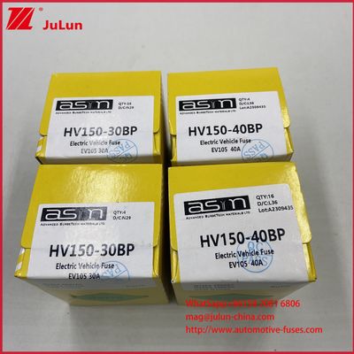 ASTM 15A 30A DC500V Ochrona bezpieczników pojazdów elektrycznych z prądem dla HEV w ceramicznej śruby