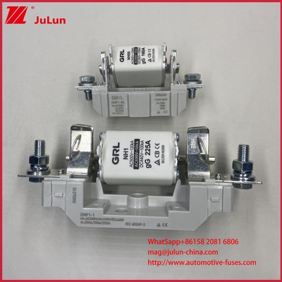 Szybko wybuchowy typ AR HRC Złącze bezpiecznika AC500V 120KA Ceramic Fusible Blade Fuse NT00C/NT000 CE Certyfikat 160A Wysoki/Niski Przerywanie