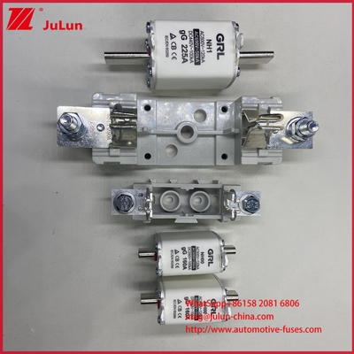 Szybko wybuchowy typ AR HRC Złącze bezpiecznika AC500V 120KA Ceramic Fusible Blade Fuse NT00C/NT000 CE Certyfikat 160A Wysoki/Niski Przerywanie