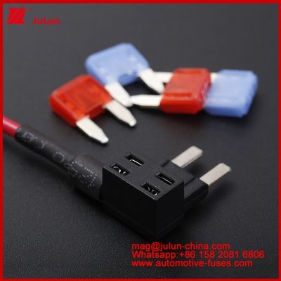 12V/24V/32V Adapter obwodów dodanych Oferta fabryczna Samochód TQ-002 AMP Autopłyty bezpieczniki dla samochodów uchwyt bezpiecznik MINI bezpiecznik Hoder bezpiecznik 1015 16AWG 150MM