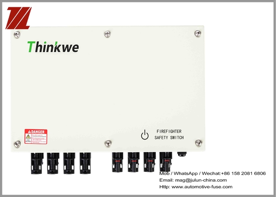 Wysokonapięciowy szybki przełącznik bezpieczeństwa przeciwpożarowego do mieszkalnego panelu słonecznego PV Electric IP65 1500V