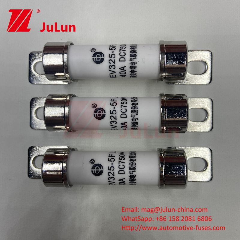 750VDC Przechowywanie energii 10A 25A 30A 50A EV FUS Automotive Ceramic Copper Electric Vehicle Fuse Do przechowywania energii DC750V