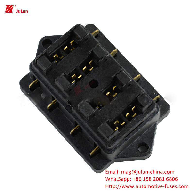 Eu UL Jednostronne/dwupolarne 30A-500A Nylon Housing Fuse Holder Automotive Electronic Circuit Protection