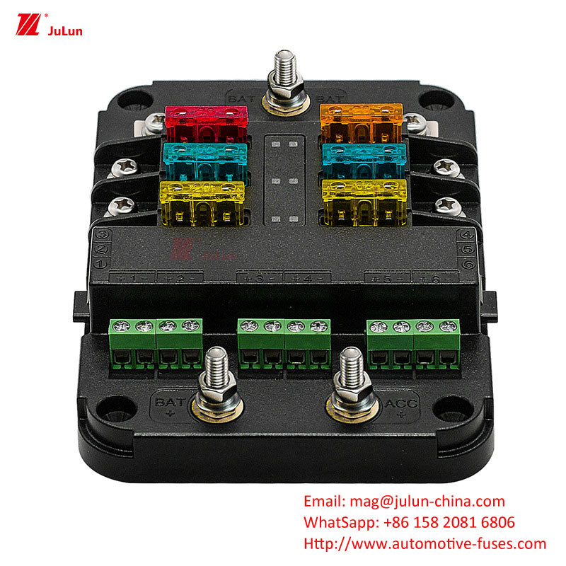 Eu UL Standardowy Automatyczny Przełącznik Prężnika Bolt Fuse Holder 32V 30A-500A