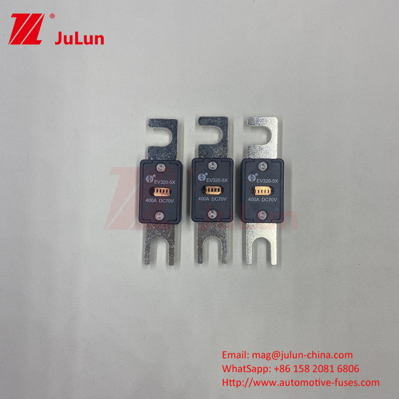 EV320-5X Kwartzowa piaskowa rurka zewnętrzna 6kA DC EV bezpiecznik pojazdu elektrycznego 125A 70VDC Bolt