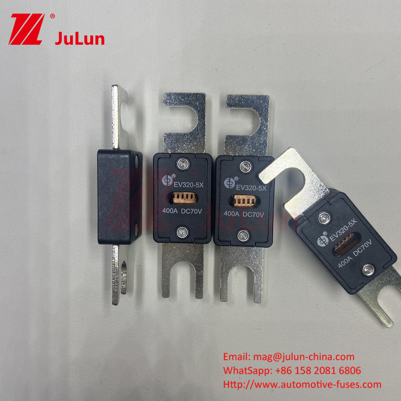 EV320-5X-350A-N 70VDC 6kA Ceramic Copper Electric Vehicle Fuse dla bezpieczeństwa systemu trakcyjnego EV