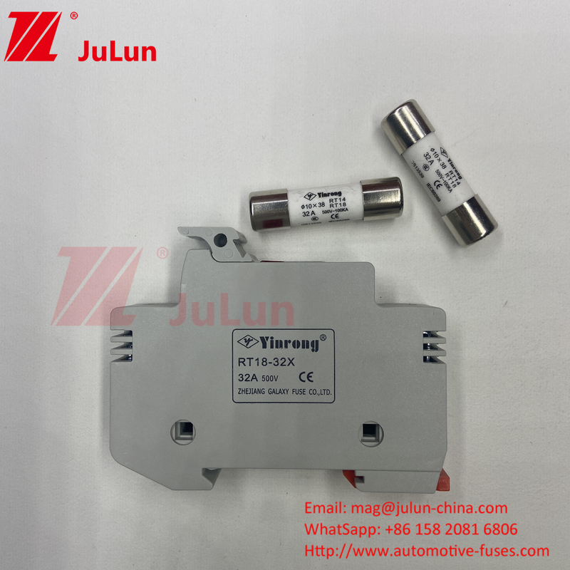 PV-30 CE TUV 10*38mm Dc 6A,8A,10A,12A,15A,20A,25A,32A PV słoneczny Dc 1000V bezpiecznik z bezpiecznikiem do ochrony modułów fotowoltaicznych