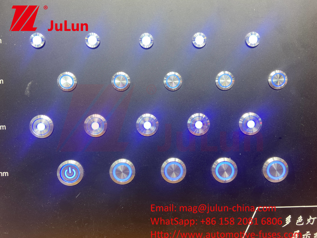 16mm Ring Illuminated Momentary Led IP67 12mm/16mm/19mm/22mm/LA38/XB2 Metalowy przycisk przełącznika przycisk metalowy