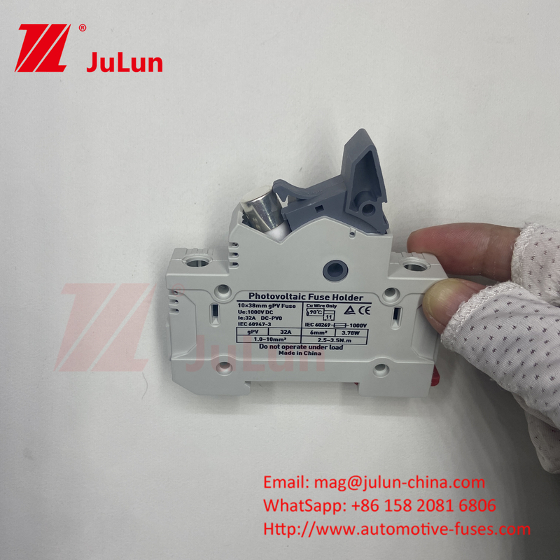 AC RT18-32X uchwyt zabezpieczający, złącze bazowe, pudełko 10x38MM 500V, szybki cios ceramiczny RO15 RT18 DIN Rail Moun, jeden uchwyt zabezpieczający