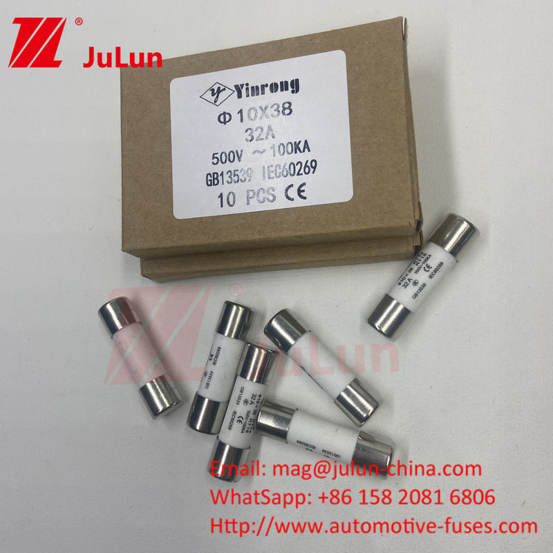 3A 10*38mm Ceramiczne bezpieczniki PV dla systemów fotowoltaicznych AC220V AC380V AC50 0V AC690V AC800V