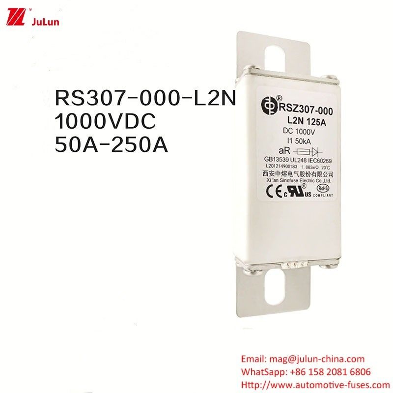 100A Bolt On Ev Dc Szybkie ładowarki / Szybkie ładowanie pojazdów elektrycznych RSZ307-000-L2N bezpiecznik