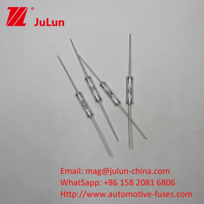 20A 500VCD 6*30mm HV660 ASTM PCB Otwór / Klamy Instalacja 500VDC Ceramic Fuse