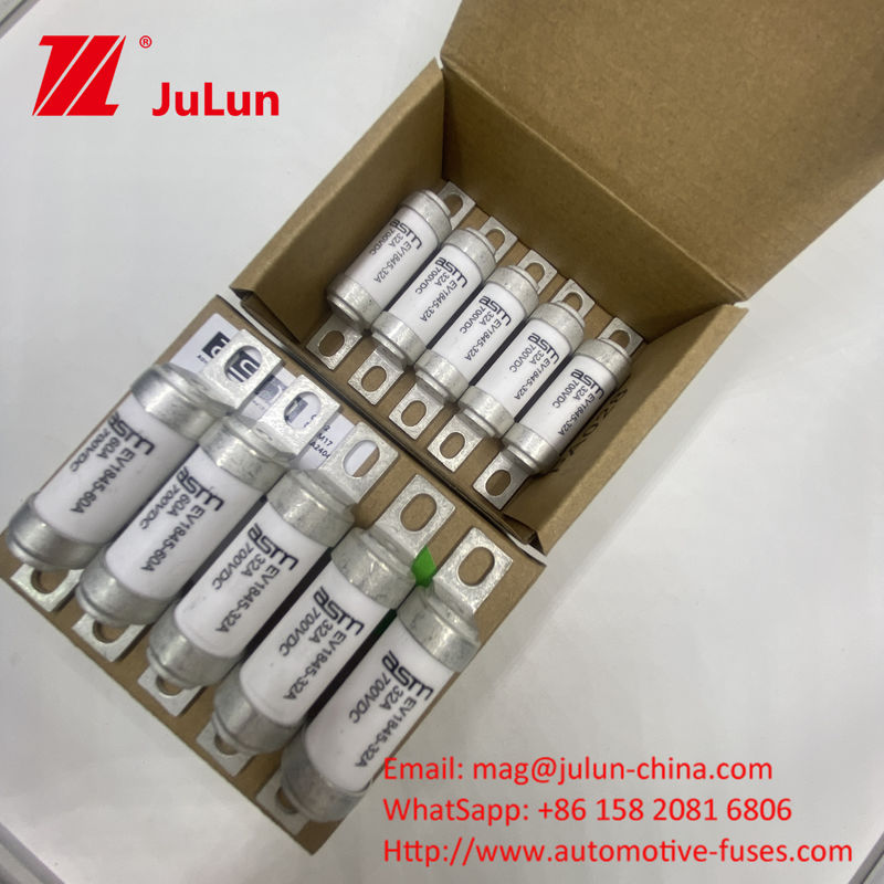 EV1845 20A 700VDC Bolt Fuse 5-150A dla pojazdów elektrycznych / HEV