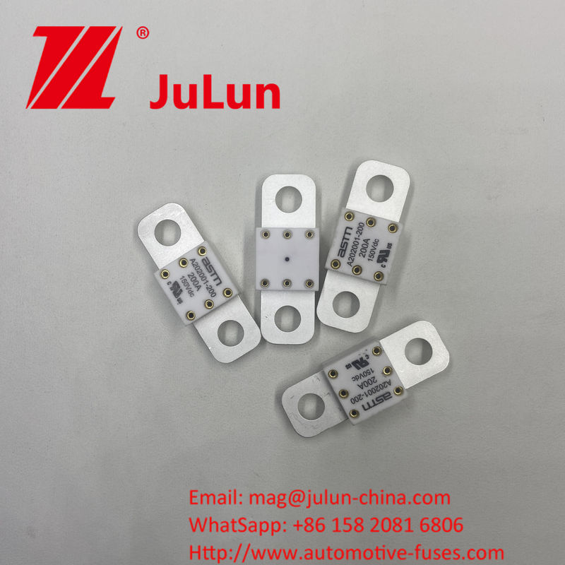 Wysoki prąd nominalny A202001-100A 150VDC Ceramiczne bezpieczniki samochodowe do ochrony przed zwarciem 150VDC 100A 150A 200A 250A 300A 350A 400A 500A