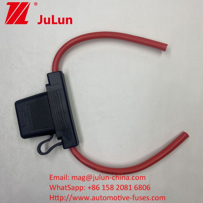 ATC/ATO Custom Inline Fuse Holder 14AWG 16AWG 18AWG 20AWG Wiring Harness 80AMP Blade Fuse