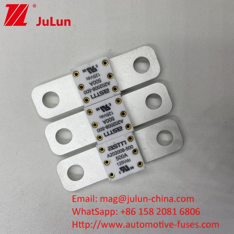 Elektryczny pojazd elektryczny (EV) Biały Kolor 350 Amper Ceramic Fuse 125VDC