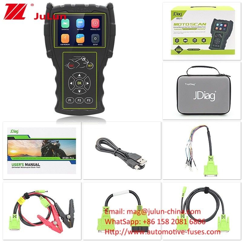 Detektor motocyklowy M100 Pro Moto Scanner ECU OBD Instrument diagnostyczny JDiag