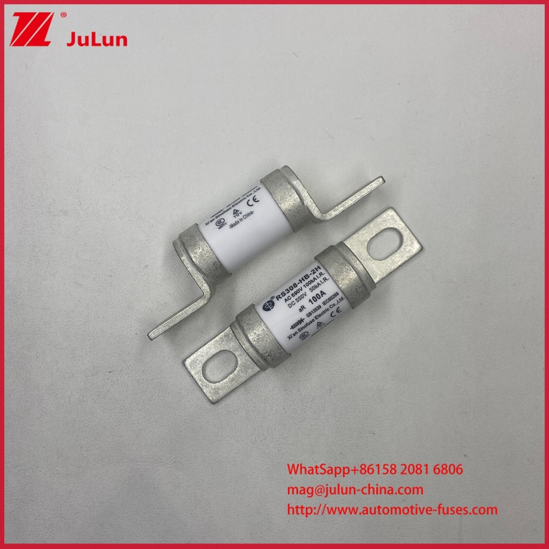 Fuses For Partial Range Protection Of Round Pipe Bolt Connection Type RS308-HB 200A 550VDC