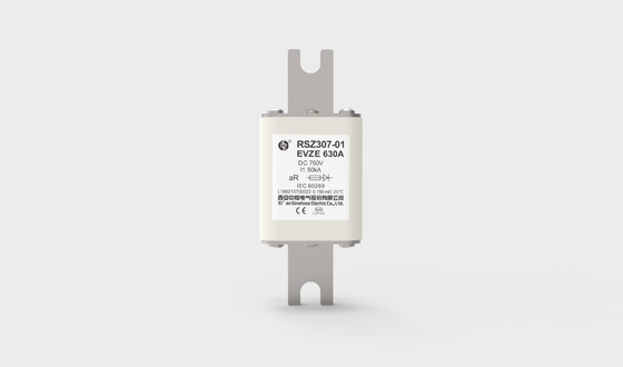 630A 750VDC Ceramiczny pojazd elektryczny Szybki bezpiecznik RSZ307-01-EVZE Doskonała wydajność prądu stałego