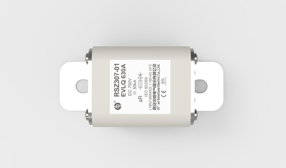 Bezpiecznik ceramiczny EV o doskonałej wydajności DC RSZ307-01-EVLQ 630A 750VDC