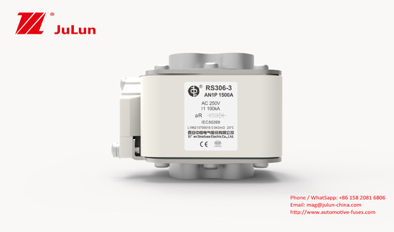 ROHS Bezpiecznik pojazdu elektrycznego RS306-3-AN1P 1500A 250VAC Funkcja automatycznego resetowania