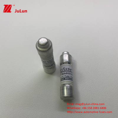 30A Wysoki Prąd 4A 5A 6A 600V PV Ceramic Automotive Fuses For Solar Junction Box Prąd prądu stałego 50KA
