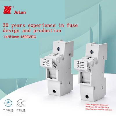Fotovoltaic 20g Ceramic Solar PV Fuse Holder z F dla efektywnych systemów fotowoltaicznych energii elektrycznej