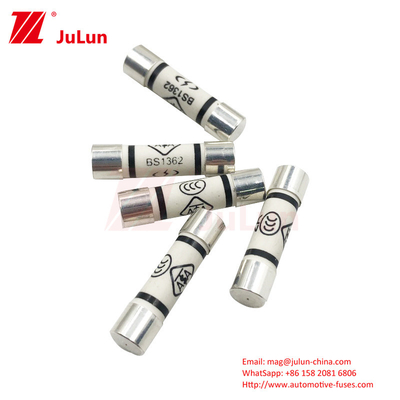 ASTA BS1362 SS167 Zgodne z normą ceramiczne bezpieczniki motoryzacyjne z płaską głowicą