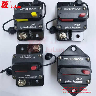 300A RV Przerywacz 48V Motor bezpiecznik Inwerter Morskiej przeciążenia ochroniarz Reset Przerywacz