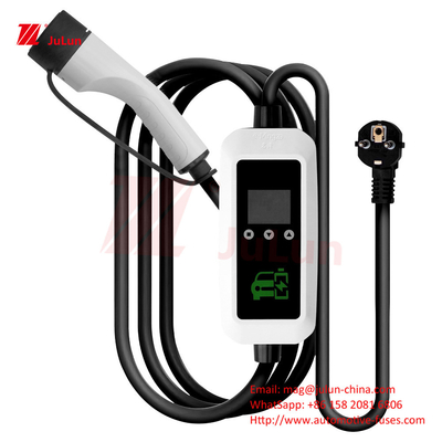 Nowy pistolet do ładowania energii Europejski standardowy pistolet do ładowania typu 2 Ładowarka EV 7KW Przenośna ładowarka pokładowa