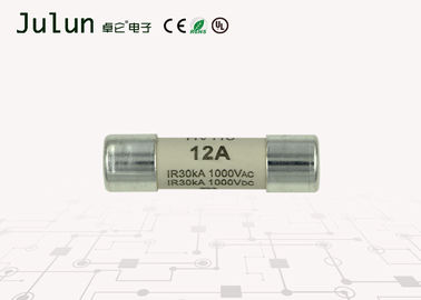 10x38mm 12 Amp Solar Pv Bezpieczniki 1000V AC / DC dla HVDC / Digital Instrument