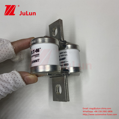 BUSSMANN 630MMT 690V Ceramic Copper Automotive Fuses M6/M8 Instalacja 630A Elektryczny bezpiecznik prądu