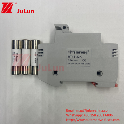 Profesjonalna Fabryka BYPV-18 1pole 16a 1000v Dc Din Rail Fuse Holder z 1500v Dc Fuse For Solar