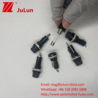 5*20mm 6X30mm Szklany uchwyt bezpiecznik samochodowy 12mm 15A 125V 10A 250V