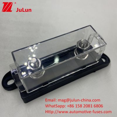 40A 50A 60A 70A 80A 100A 200A 250A 300A 400A 500A ANM Mega Bolt-Down Auto Fuse Holder Block z przejrzystą osłoną izolacyjną