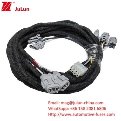 Wodaodporny reflektor samochodowy LED Adaptator drutu z gniazdkiem H1 9005/9006 Kobieta do mężczyzny Izolacja PVC Wtyczka światła niskiego