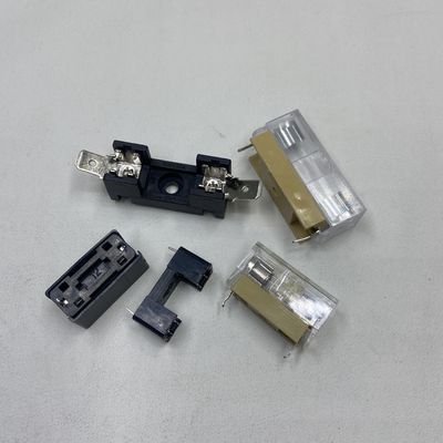 5x20mm lub 6x30mm Płyty PCB montaż Szklany uchwyt bezpiecznik dla systemów zasilania w samochodach Czarny Błękitny Przejrzysty złoto