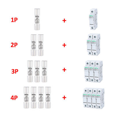 Zapewnione przez IEC 10*38 mm bezpiecznik PV 20A 1000VDC