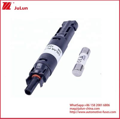15A 1500VDC GPV Ceramic Fuses Photovoltaic Wysokonapięciowe Tubularne