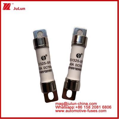 Tubularny bezpiecznik EV325-5FL 40A 750VDC dla pojazdów elektrycznych z 15*51mm Light Bolt Installation And Time Constant 2±0.5ms