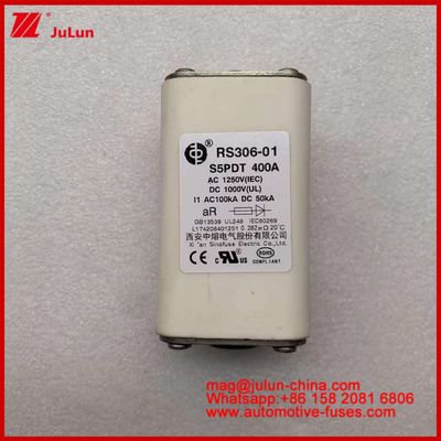 400A AC1250V IEC 100KA DC1000V UL AR Ceramic Square Automotive Car Fuses Ochrona obwodu dla pojazdów elektrycznych i samochodów